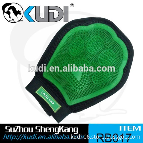 Dog and cat rubber mitt grooming tools